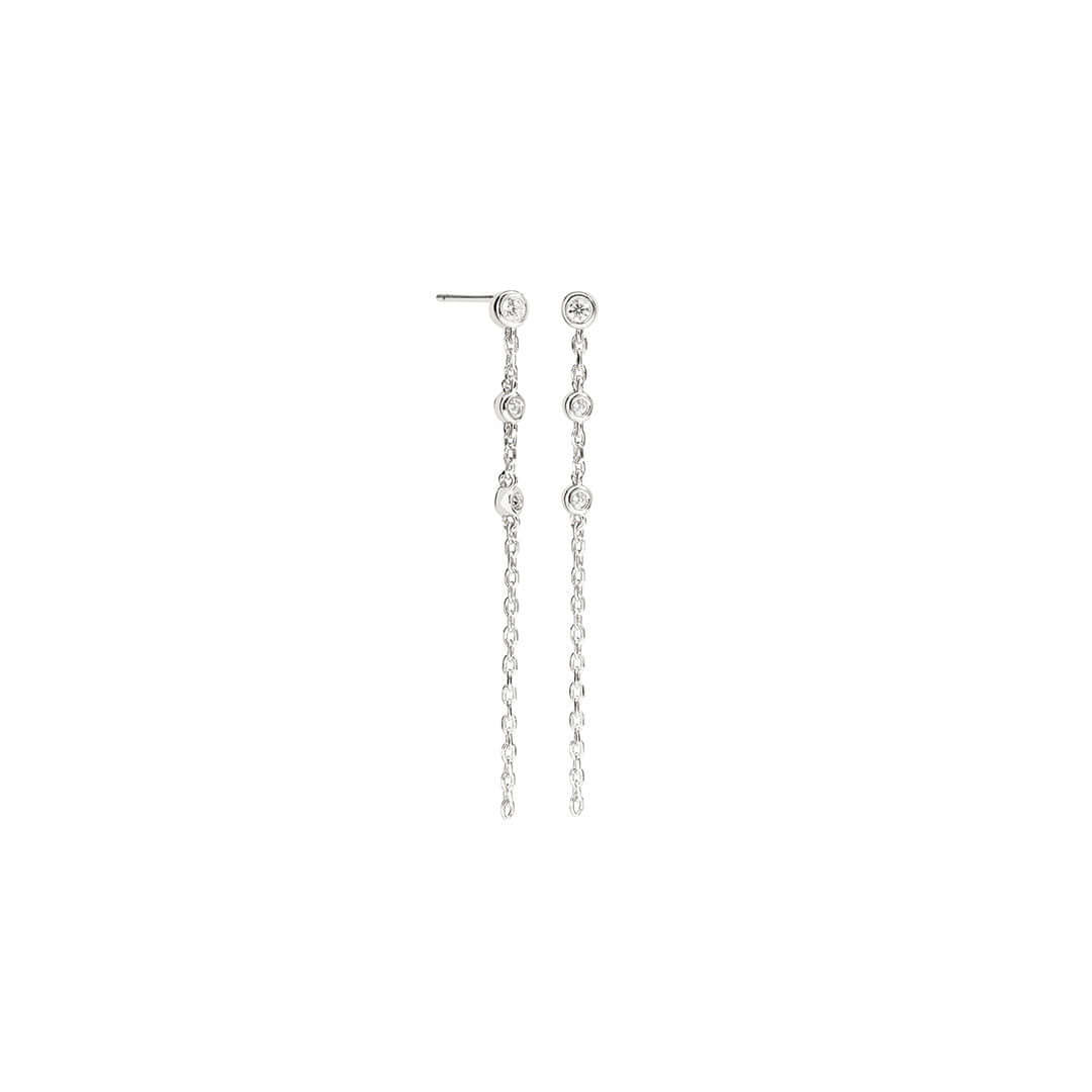Libi Earrings featuring sleek, dainty design perfect for everyday minimalism and effortless chic style.