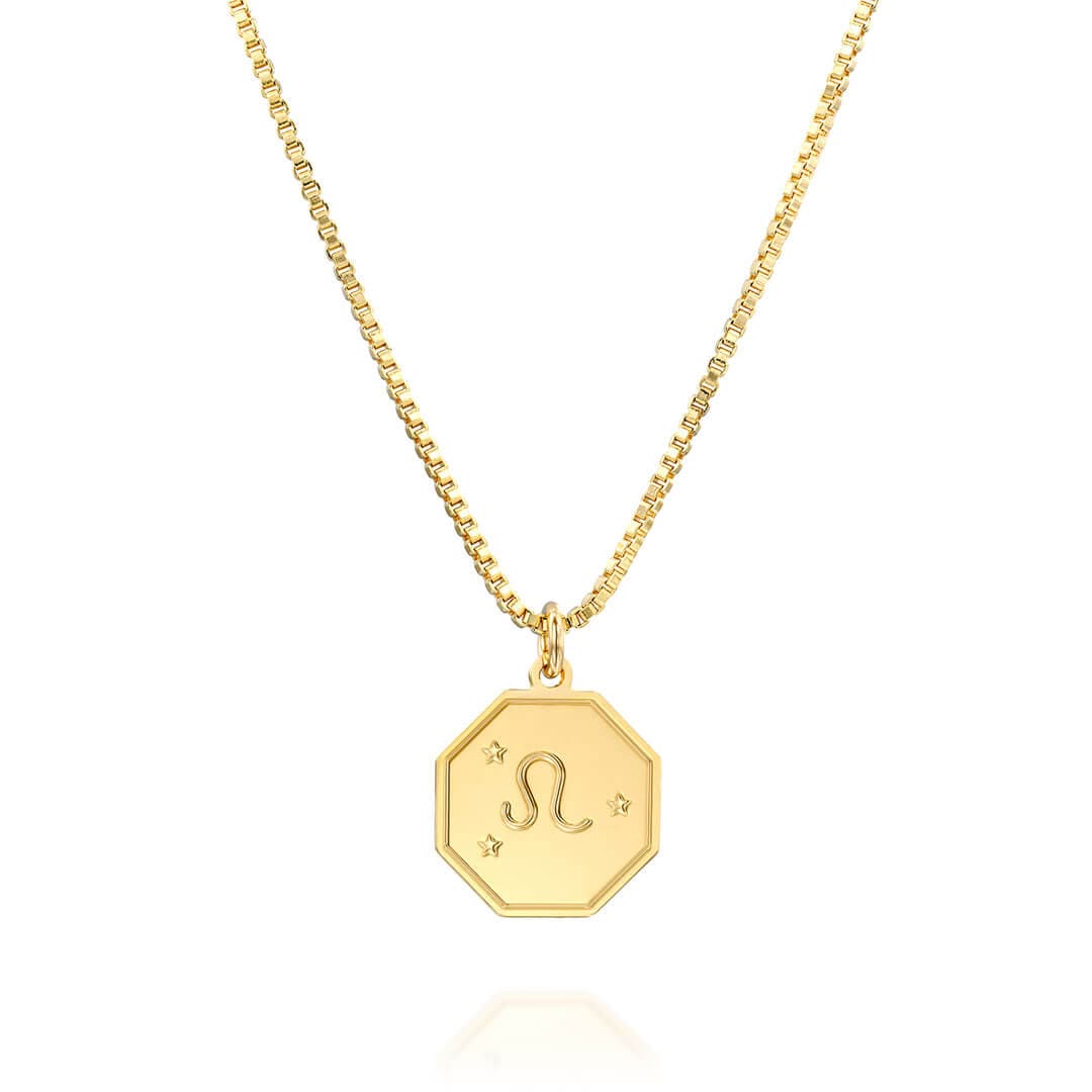 Leo Zodiac Necklace Gold Silver Shani Jacobi Jewelry