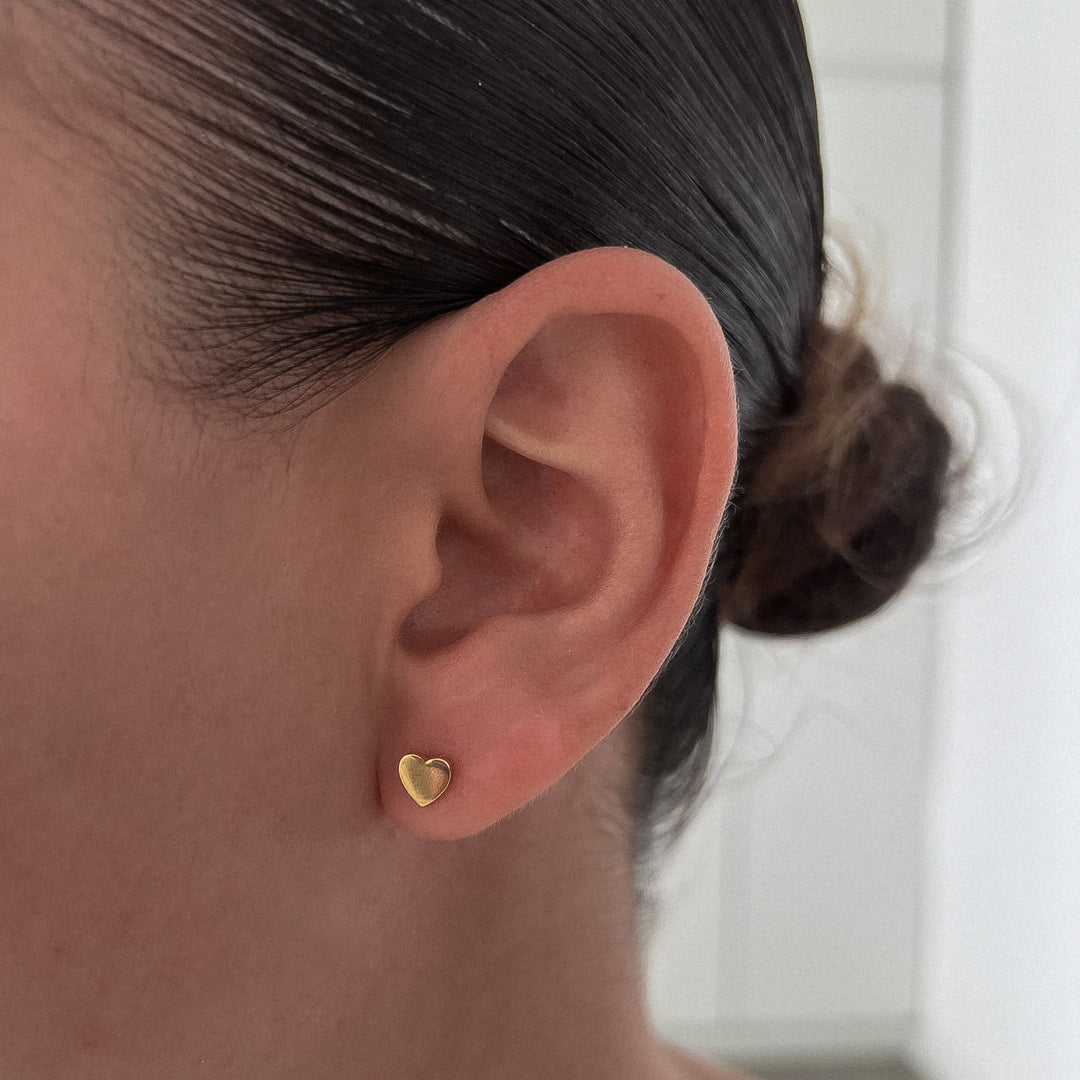 Heart Stud Earrings