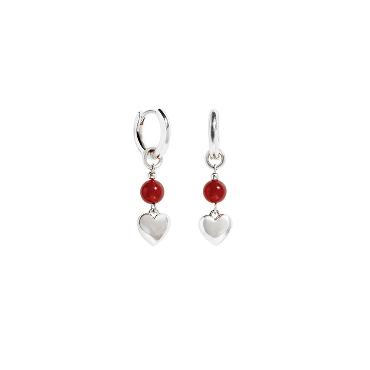 Nina Burgundy Earrings