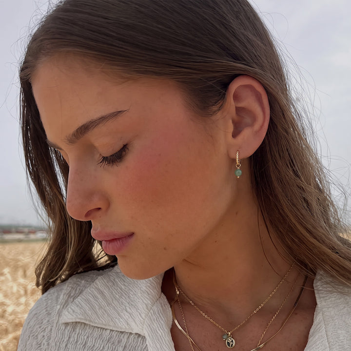 Green Earrings