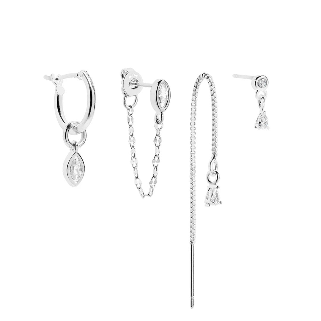 Alin Earring Set - Sterling Silver