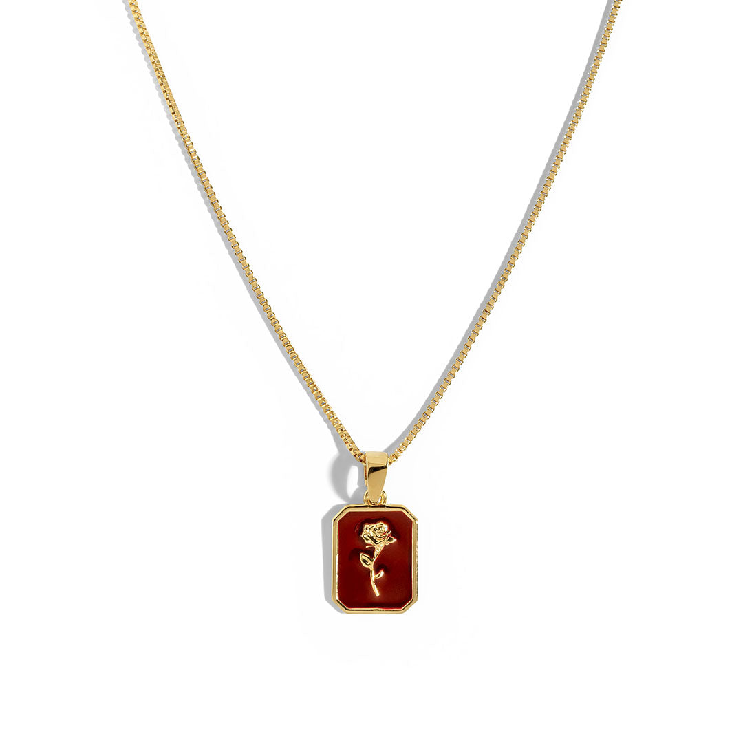 Red Rose Necklace