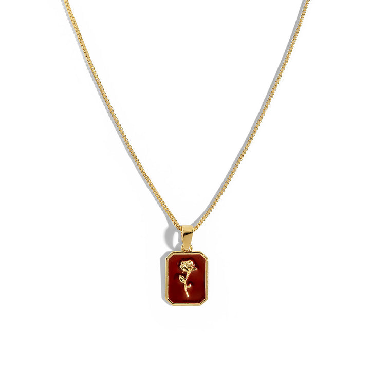 Red Rose Necklace
