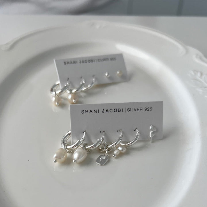 Amy Earrings Set 925 - Shani Jacobi Jewelry