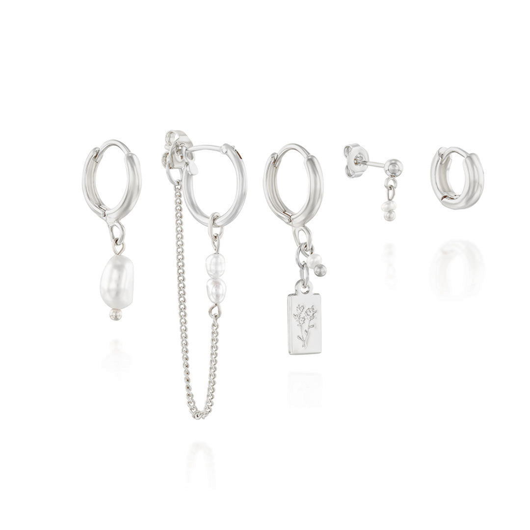 Bar Earrings Set 925 - Shani Jacobi Jewelry