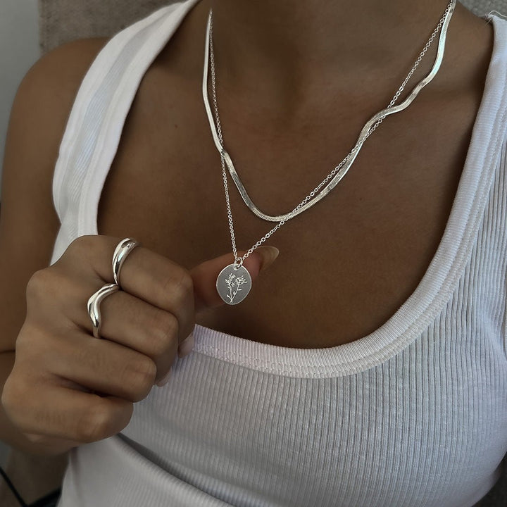 Bar Necklace 925 - Shani Jacobi Jewelry