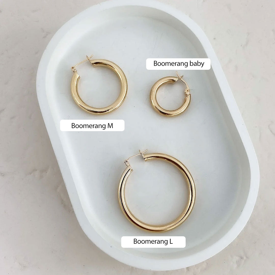 Baby Boomerang Earrings