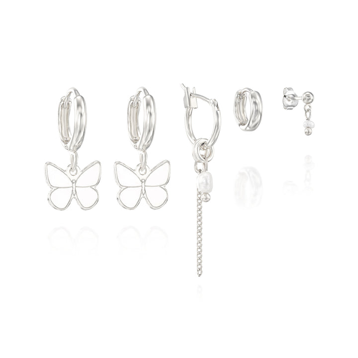 Butterfly Earring Set