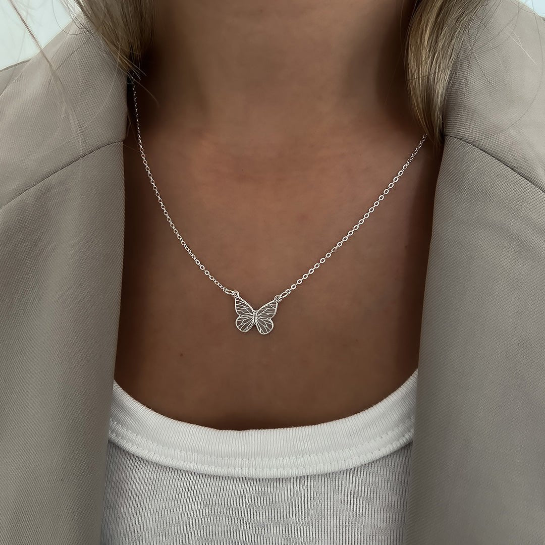 Butterfly Necklace 925 - Shani Jacobi Jewelry
