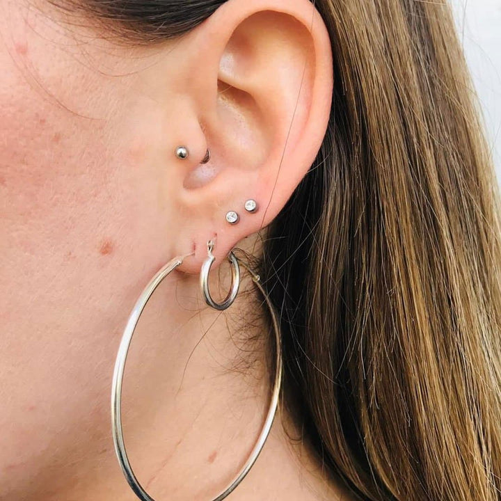 Charlotte Hoop Earrings - Shani Jacobi Jewelry