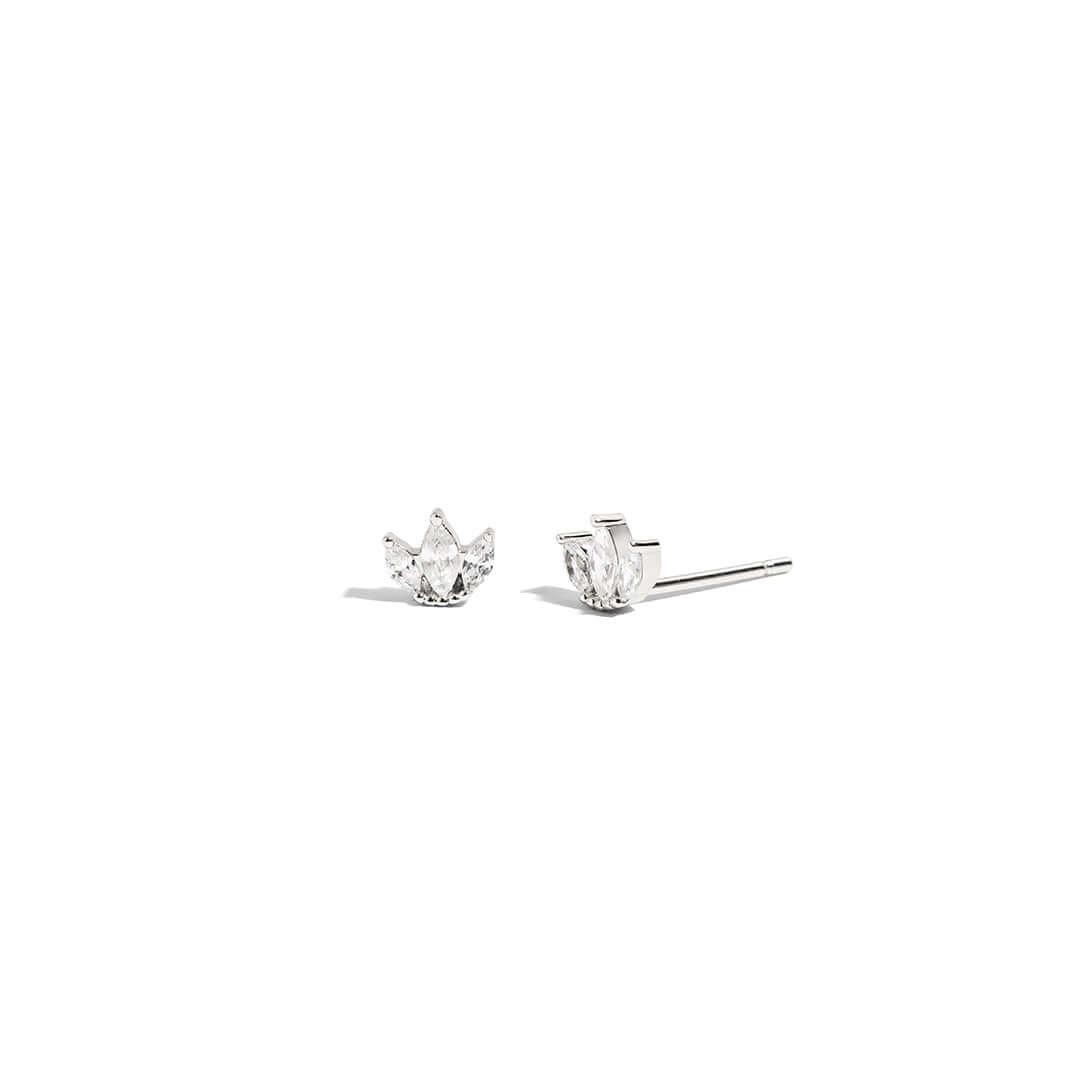 Crystal Crown Earrings