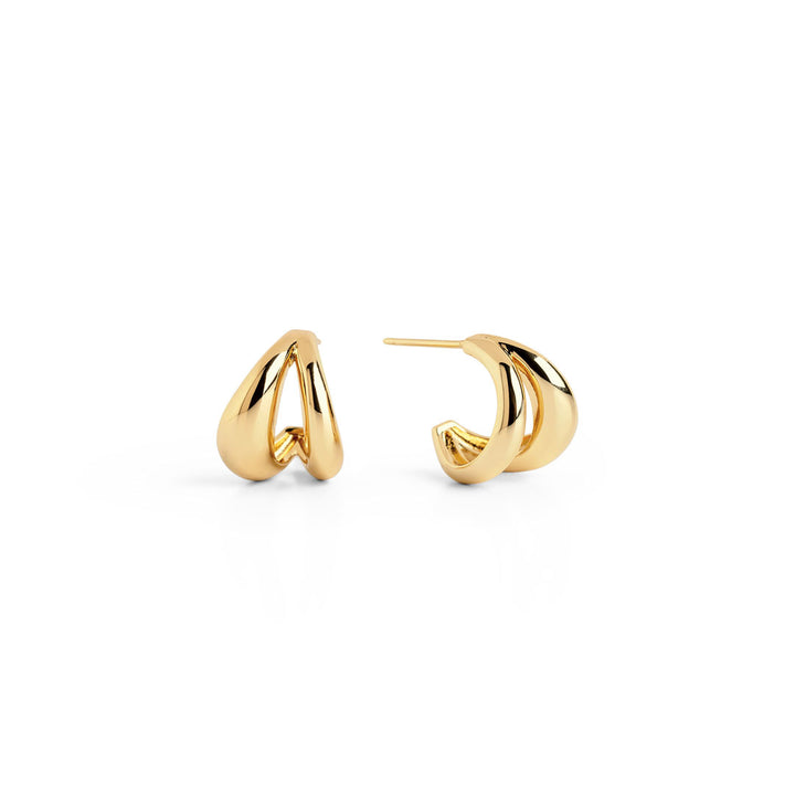 Double Moon Earrings