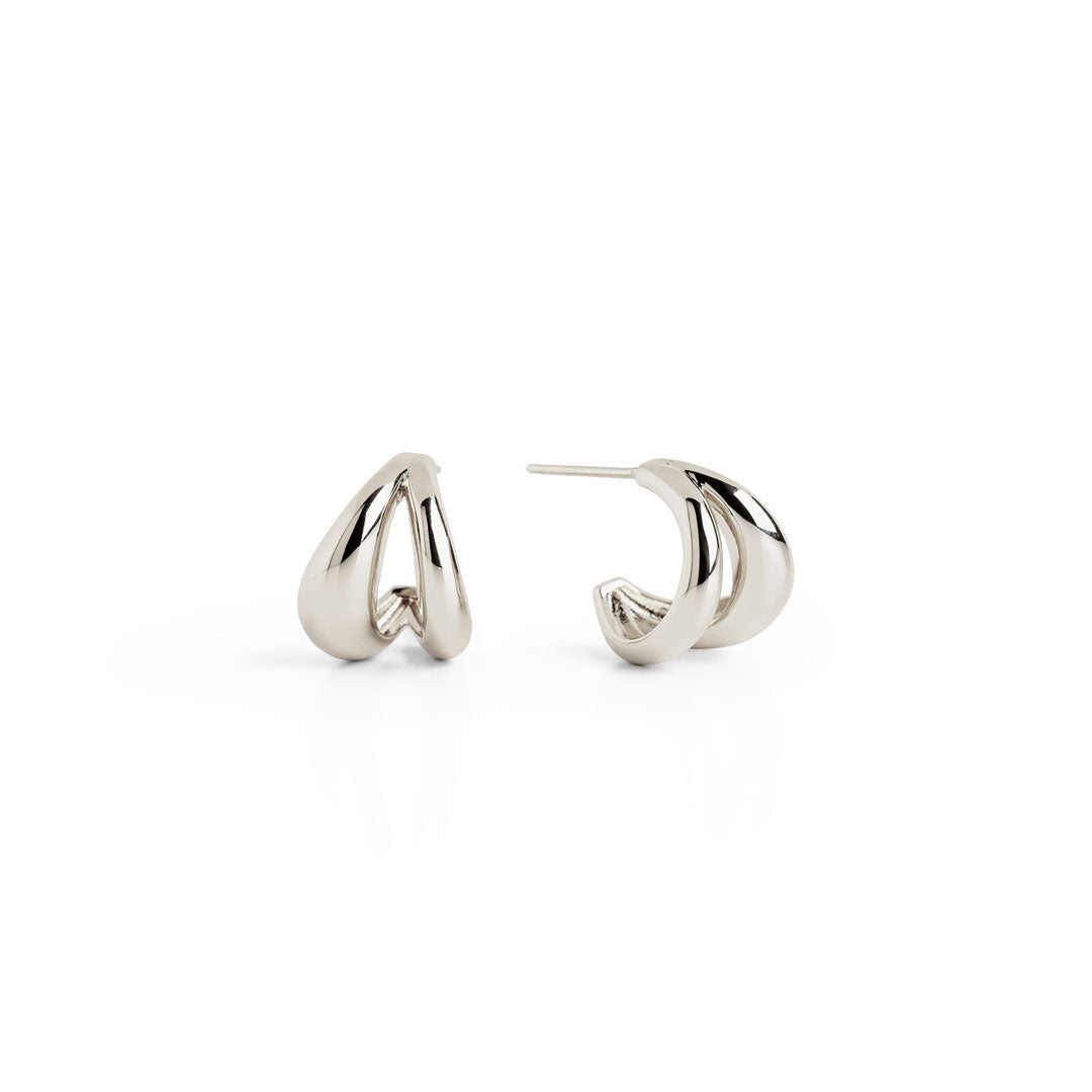 Double Moon Earrings