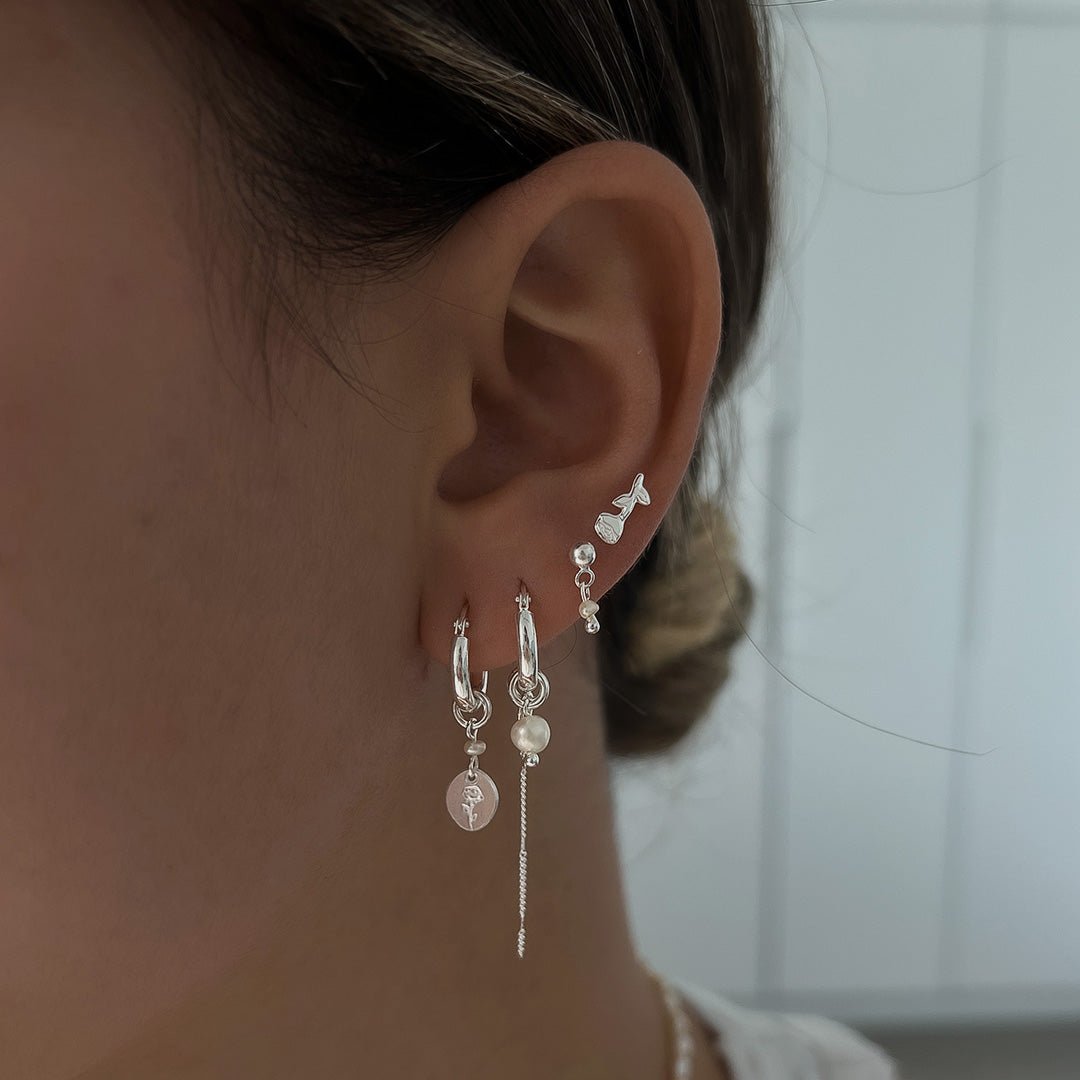 Flower Earrings Set 925 - Shani Jacobi Jewelry
