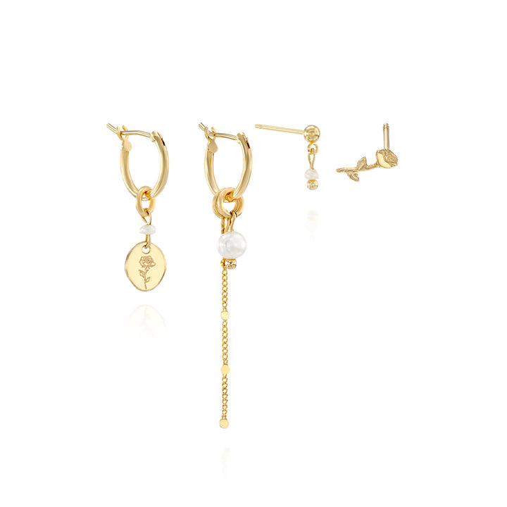 Flower Earring Set
