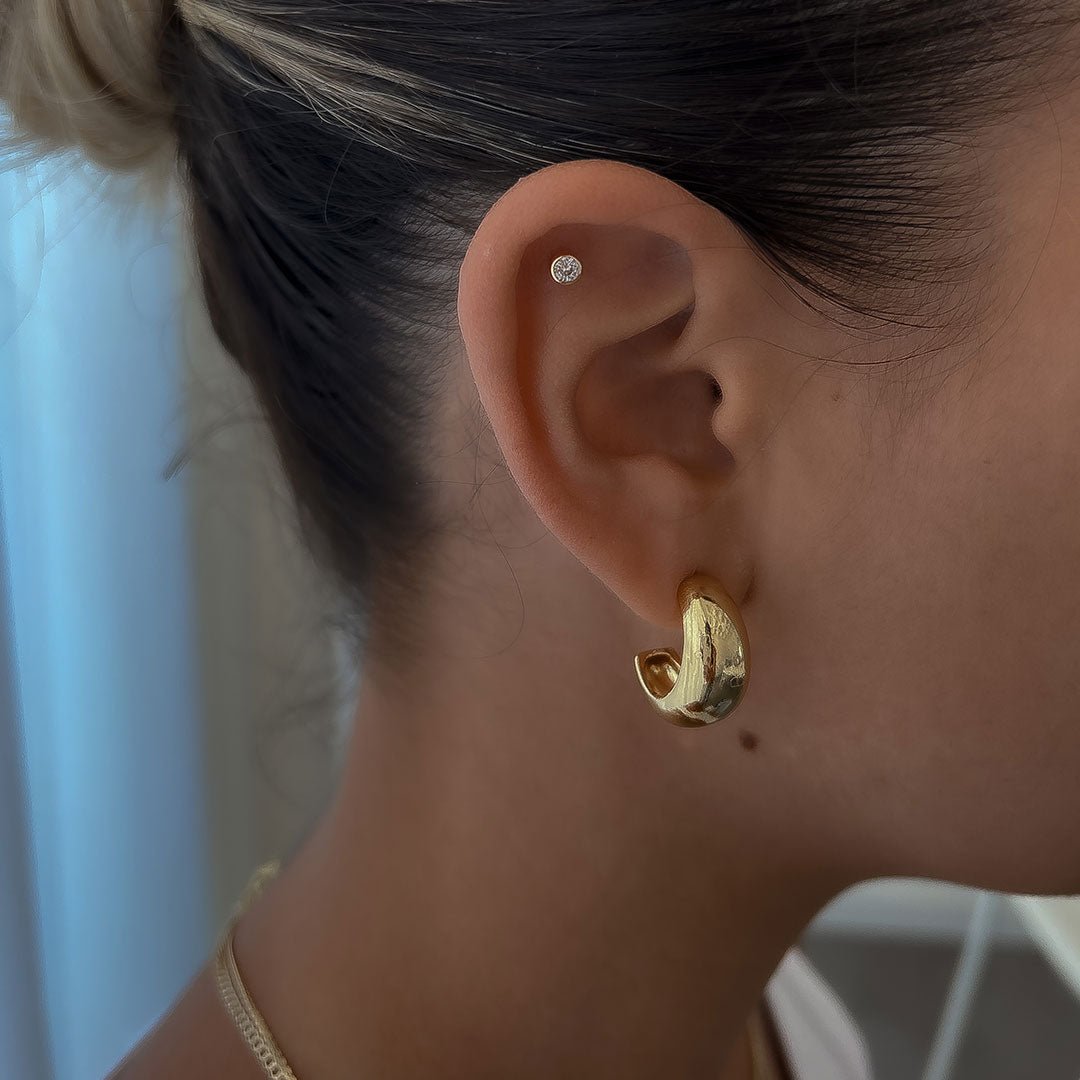 Hailey Moon Earrings - Shani Jacobi Jewelry