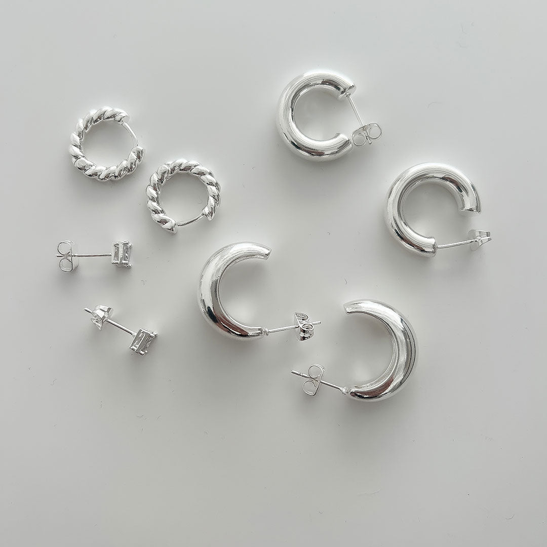 Hailey Moon Earrings - Shani Jacobi Jewelry
