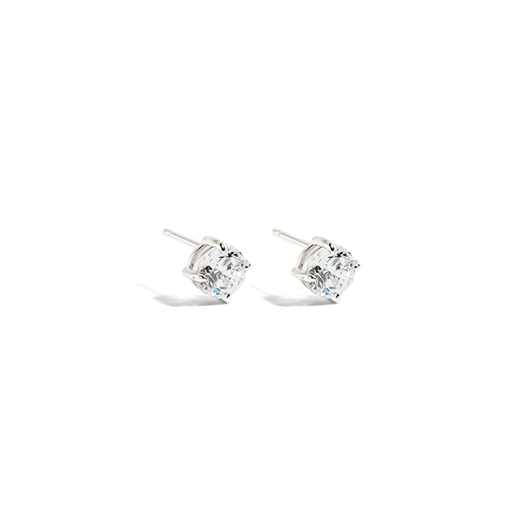Lenny Round Crystal Earrings