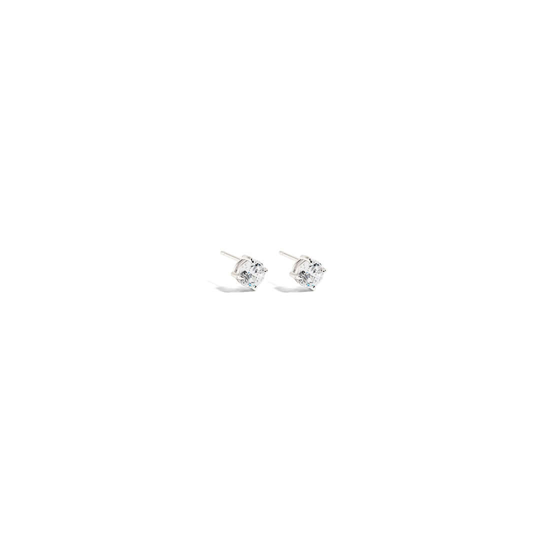 Lenny Round Crystal Earrings