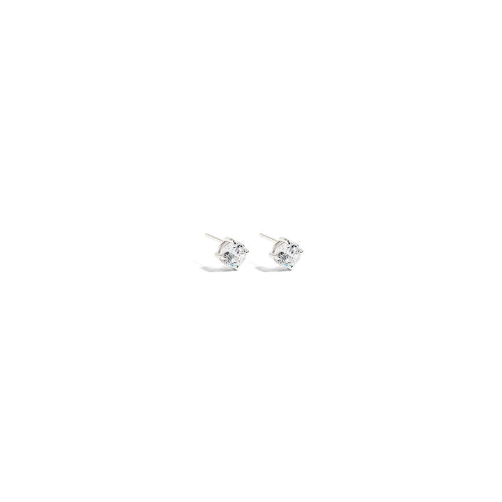 Lenny Round Crystal Earrings