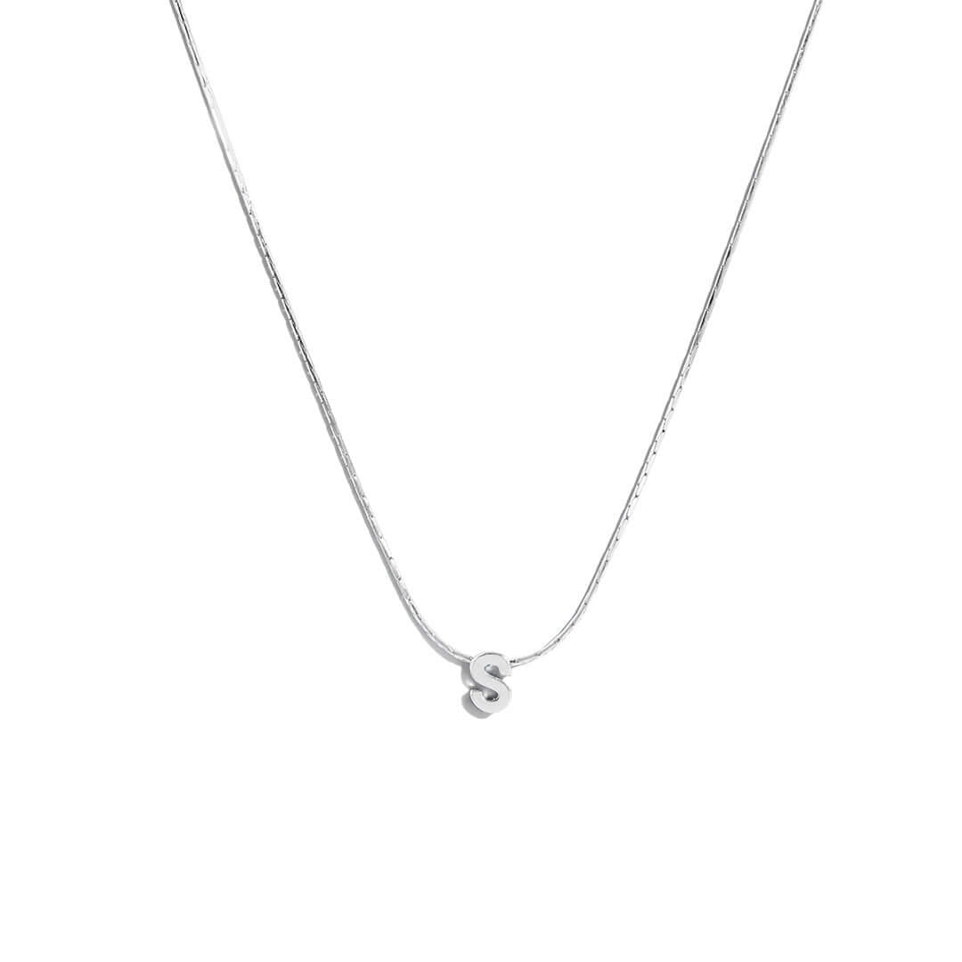 Tiny Initial Necklace - Main Image