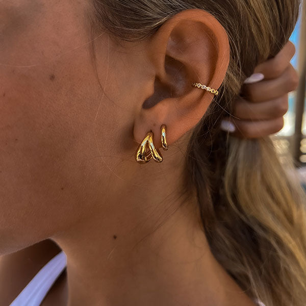 Double Moon Earrings