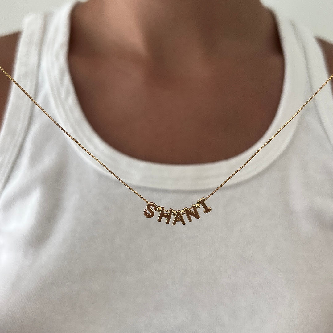 Name Necklace - Shani Jacobi Jewelry