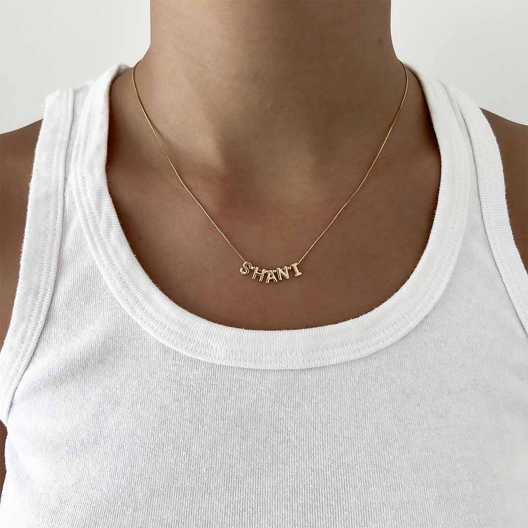 Name Necklace - Shani Jacobi Jewelry