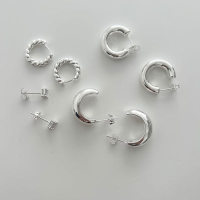 Hailey Moon Earrings