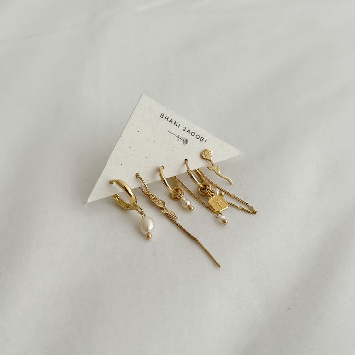 Rose Earring Set