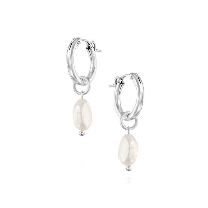 Small Pearl Earrings 925 - Shani Jacobi Jewelry