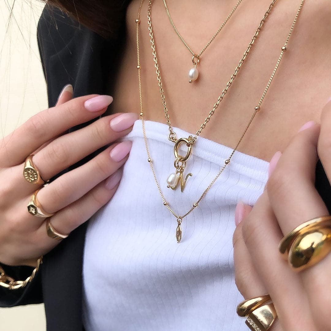 Tiny Pearl Necklace - Shani Jacobi Jewelry