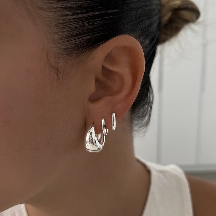 Tiny Square Earrings - Shani Jacobi Jewelry