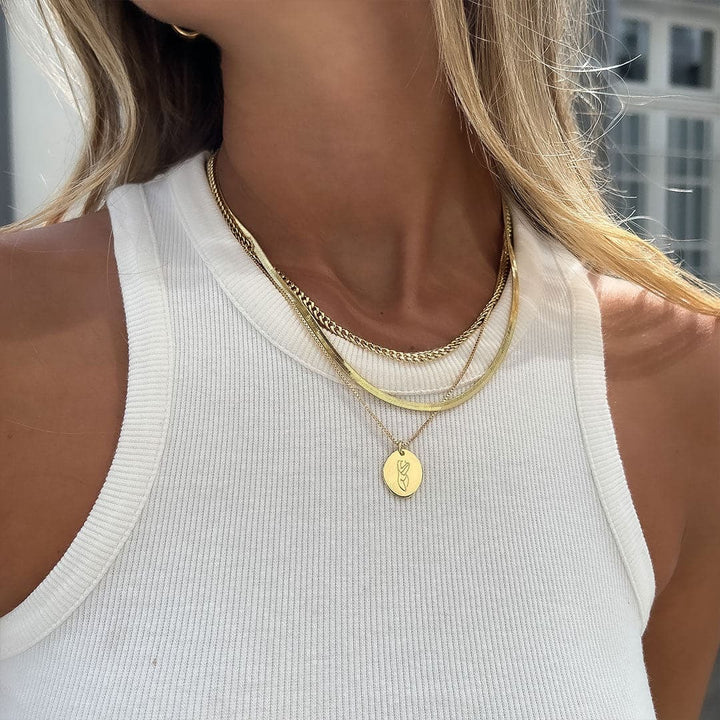 Venus Round Necklace - Shani Jacobi Jewelry
