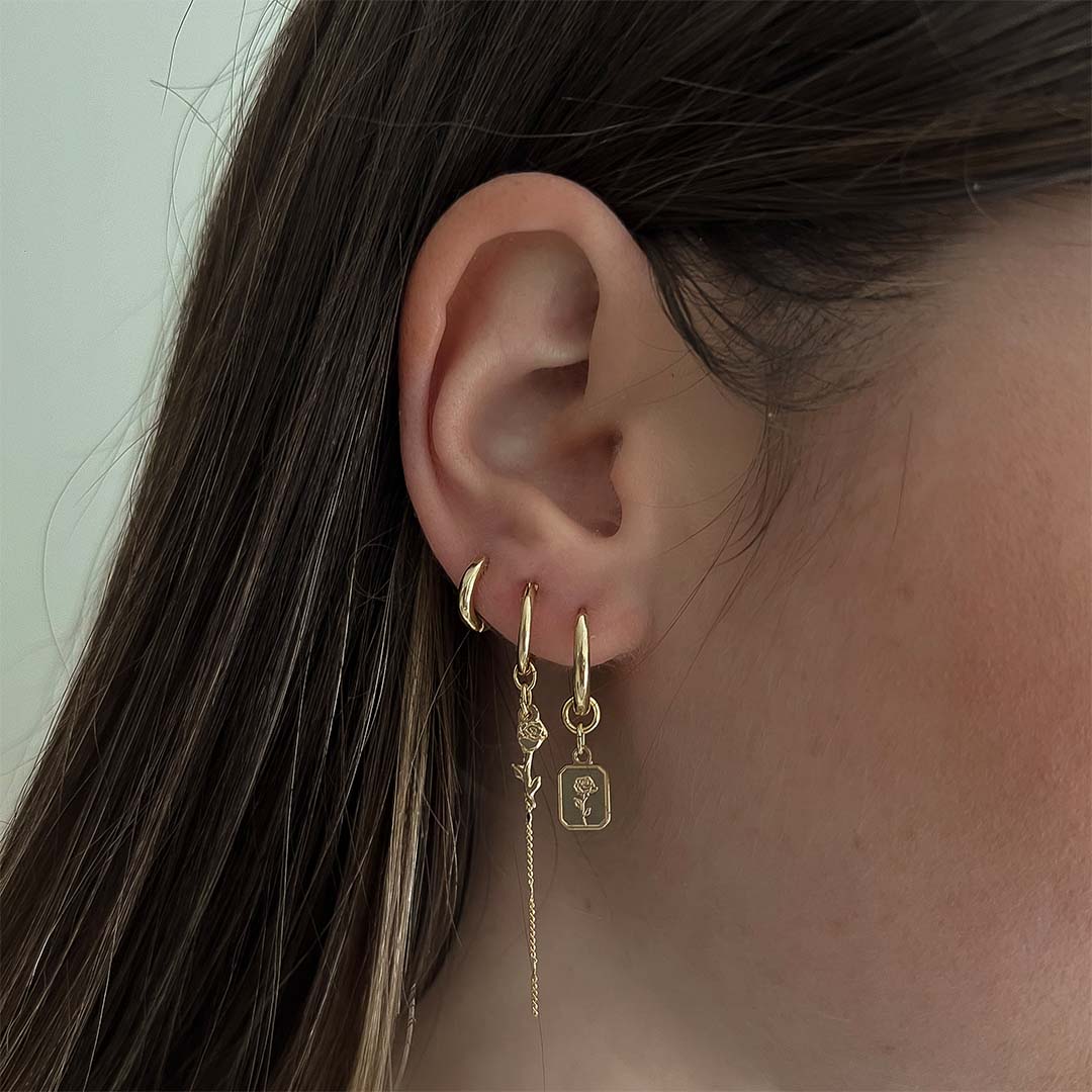 Vintage Rose Earrings