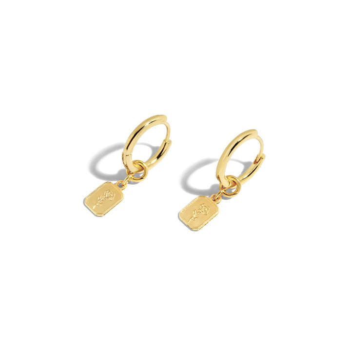 Vintage Rose Earrings