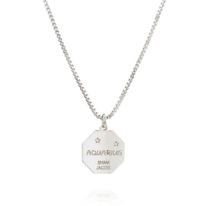 Zodiac Necklace - Aquarius - Shani Jacobi Jewelry