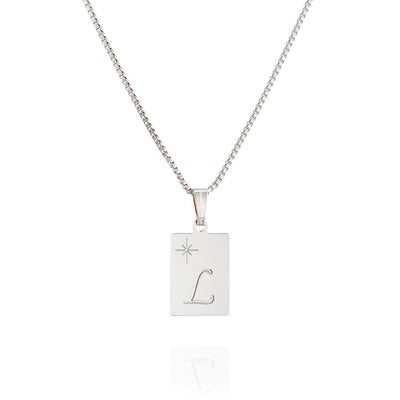 Initial Necklace - L