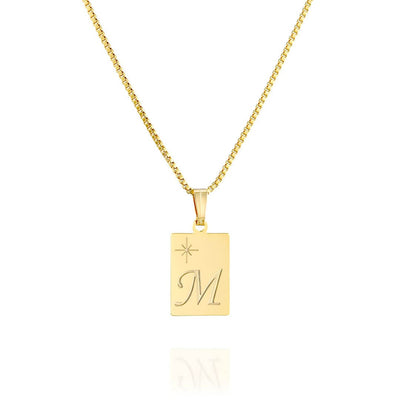 Initial Necklace - M