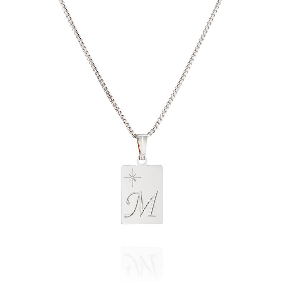 Initial Necklace - M